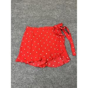 For Love & Lemons Polka Dot Skirt M Natalia Mini Skort Y2K Dainty Fairy Whimsica
